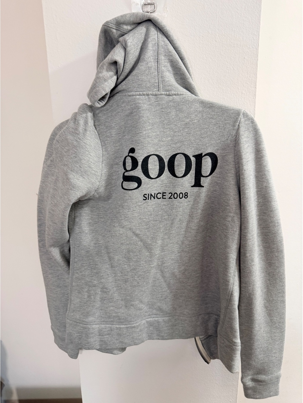 Goop GLabel Gwyneth Paltrow Hoodie Sweatshirt Gray Grey